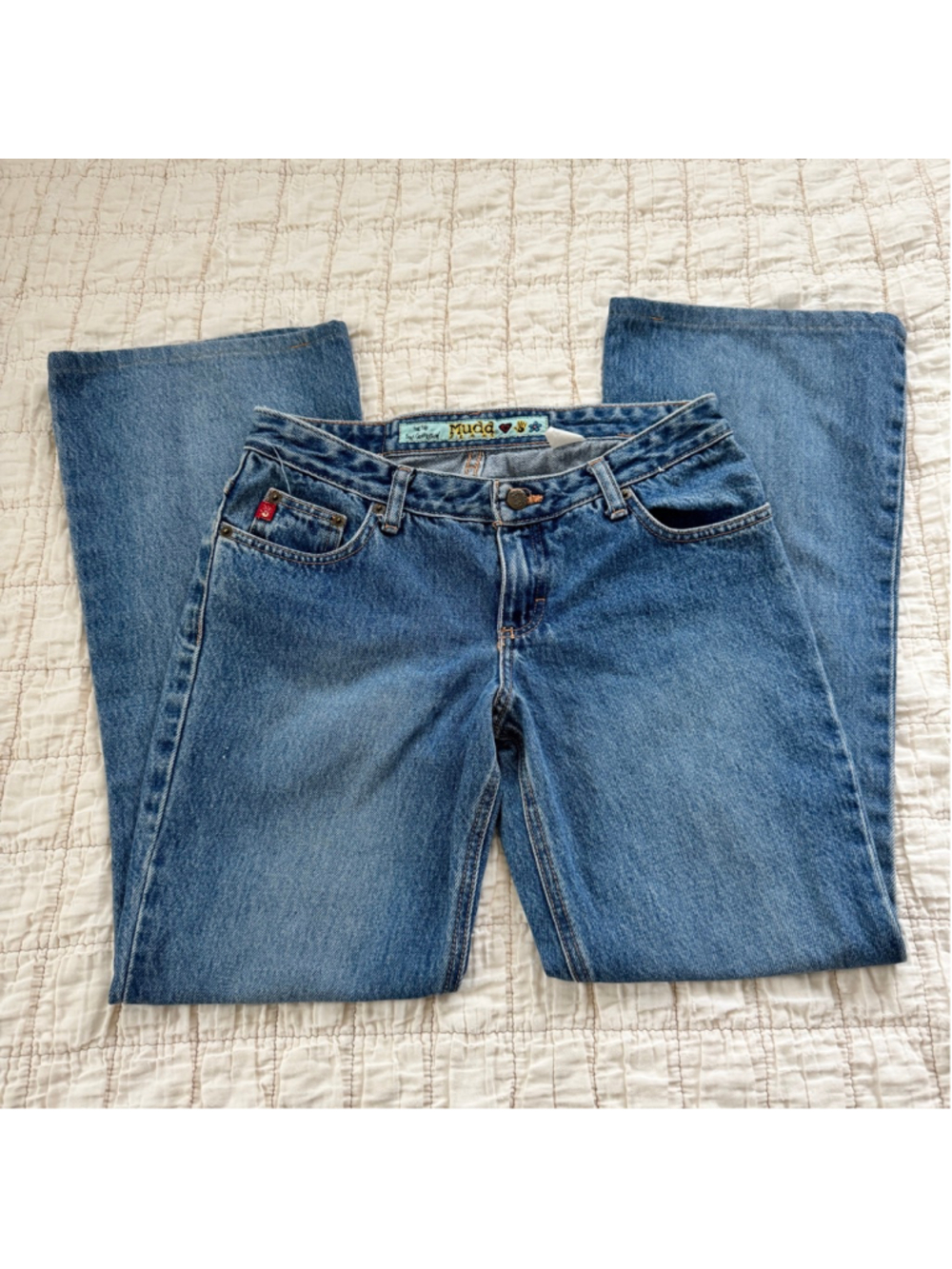 Vintage Y2K Mudd Jeans Womens Wide Leg • Size 28